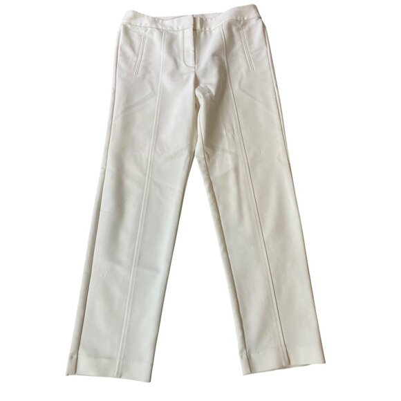 Chicos 0.5 So Slimming White Ankle Pants Size 6 - Picture 1 of 7